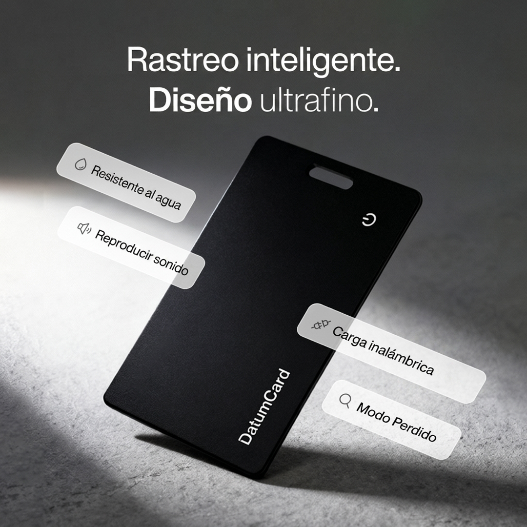 DatumCard, la tarjeta rastreadora ultrafina de 1,8 mm para cartera, compatible con Buscar de Apple — imagen 9